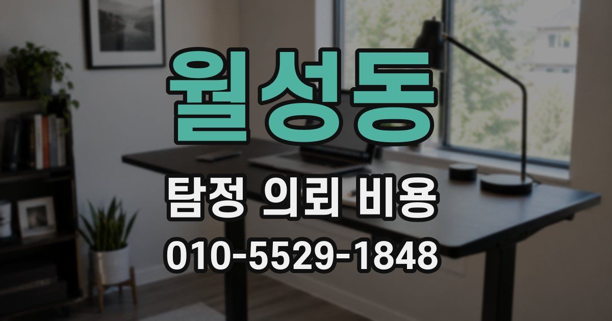 월성동 탐정 의뢰 비용