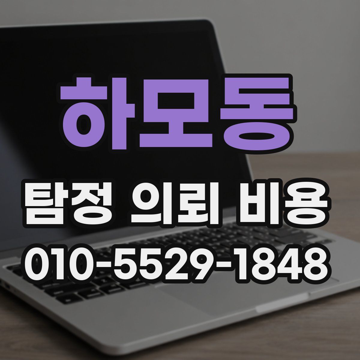 하모동 탐정 의뢰 비용