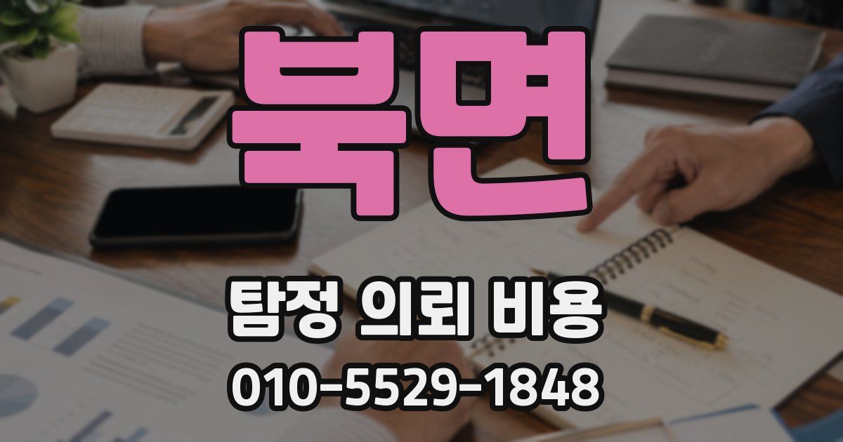 북면 탐정 의뢰 비용