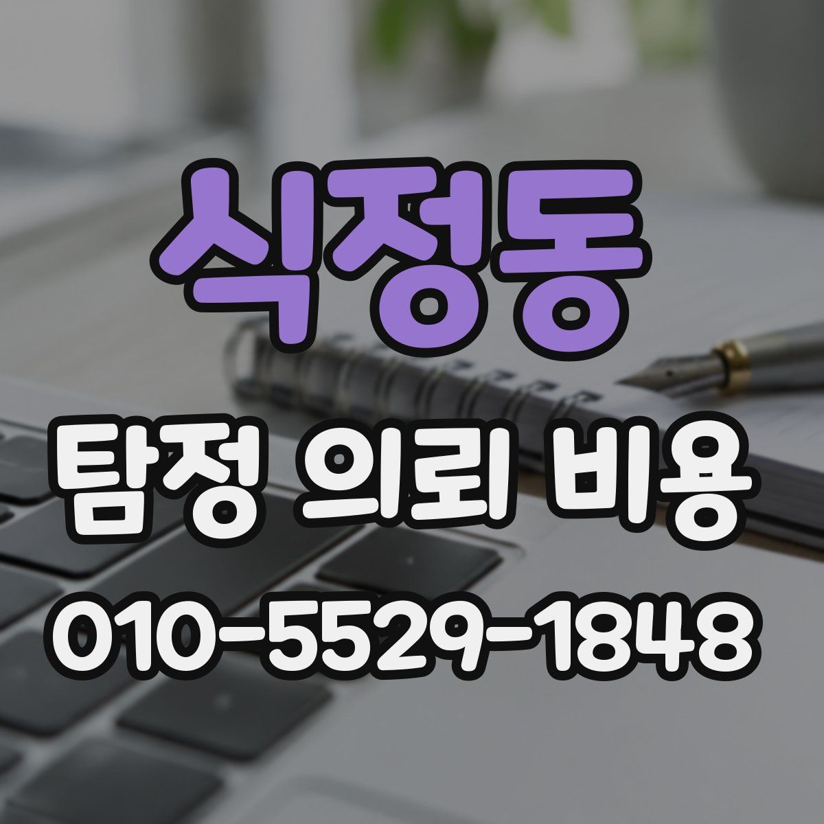 식정동 탐정 의뢰 비용