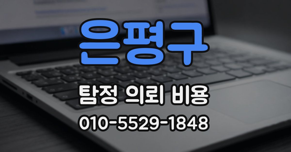 은평구 탐정 의뢰 비용