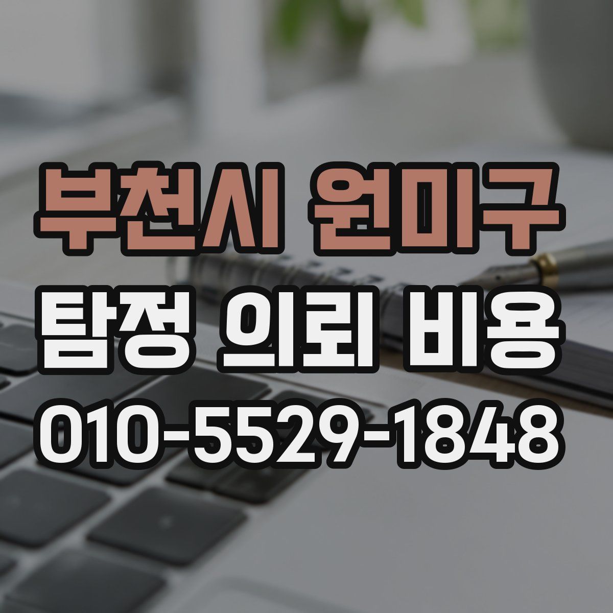 부천시 원미구 탐정 의뢰 비용