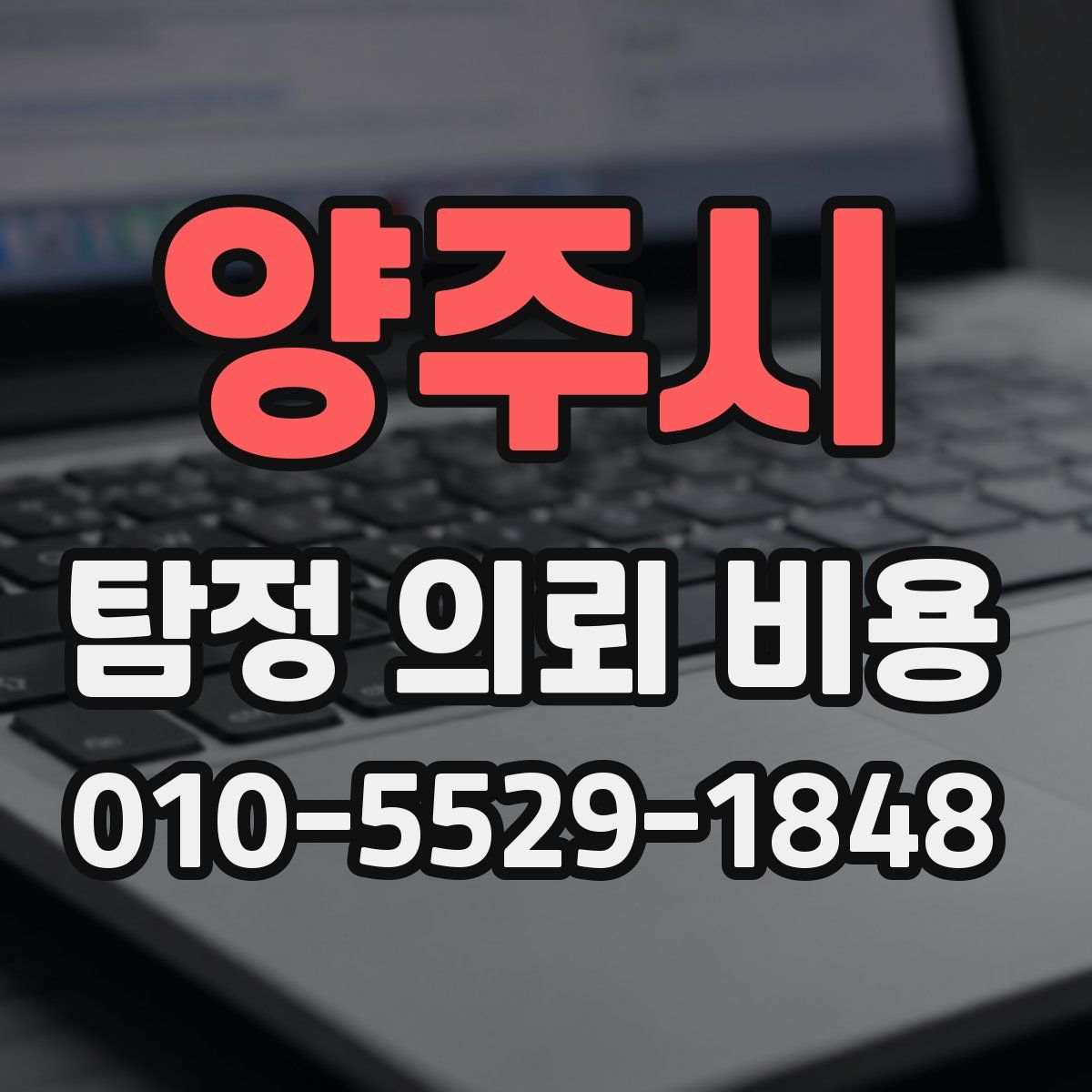 양주시 탐정 의뢰 비용