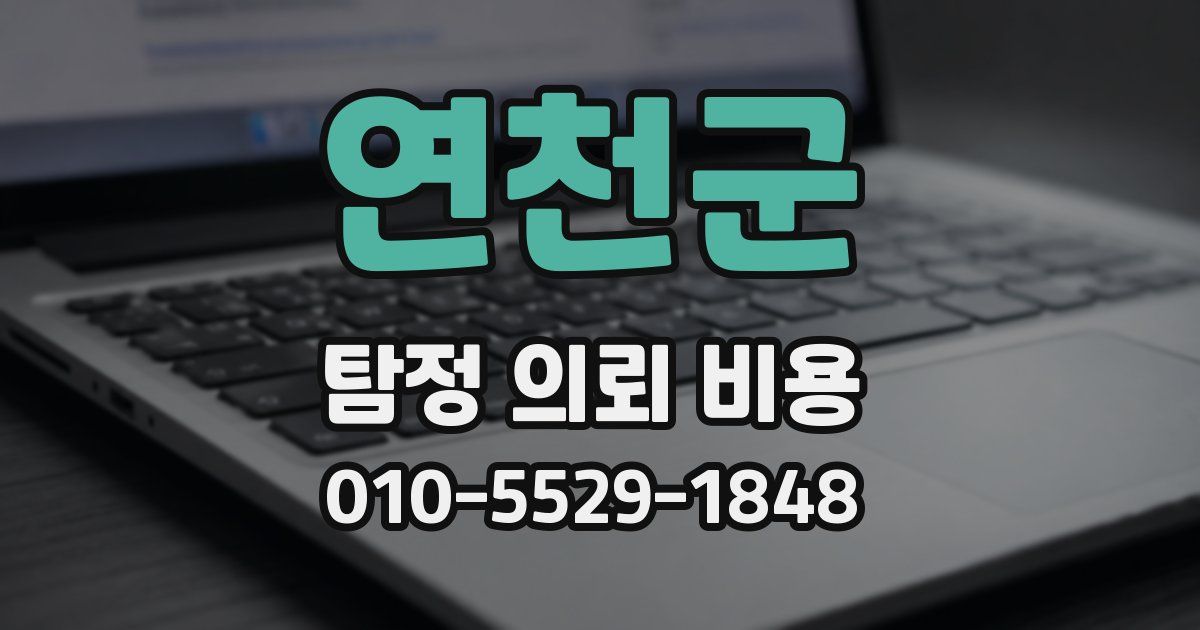 연천군 탐정 의뢰 비용