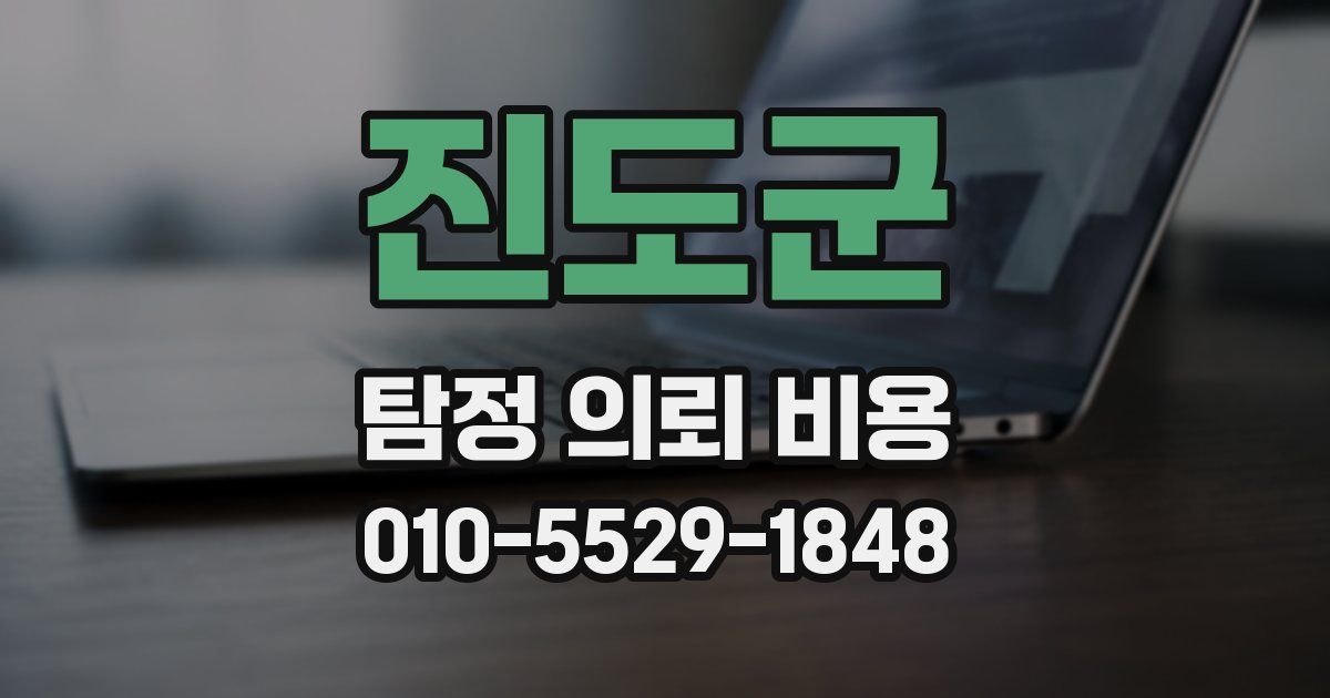 진도군 탐정 의뢰 비용