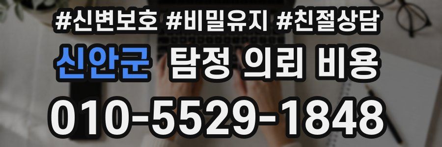 신안군 탐정 의뢰 비용