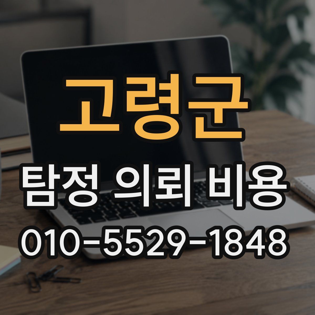 고령군 탐정 의뢰 비용