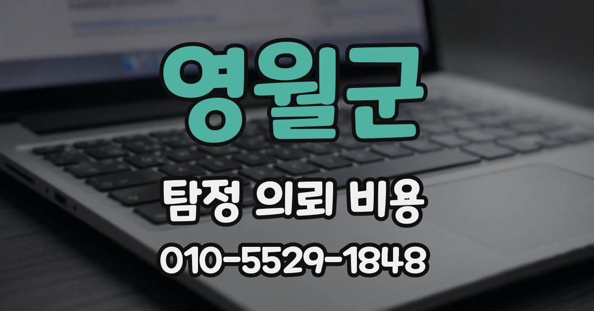 영월군 탐정 의뢰 비용