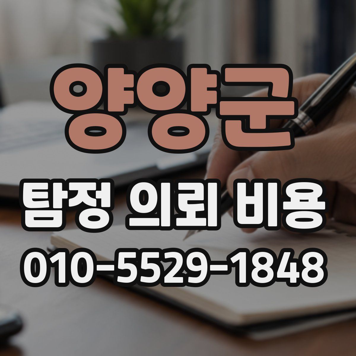 양양군 탐정 의뢰 비용