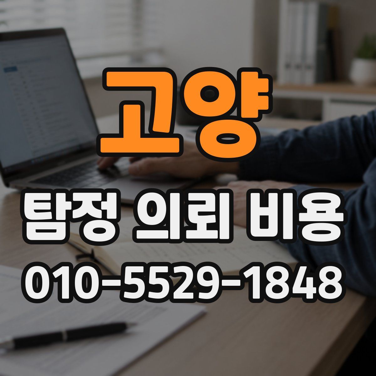 고양 탐정 의뢰 비용
