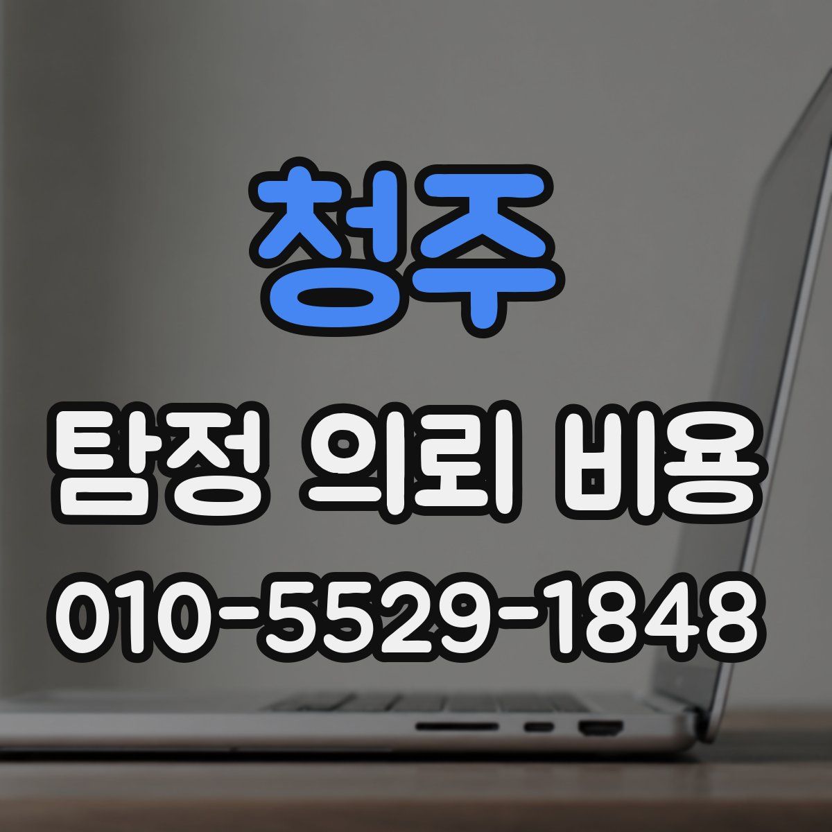 청주 탐정 의뢰 비용