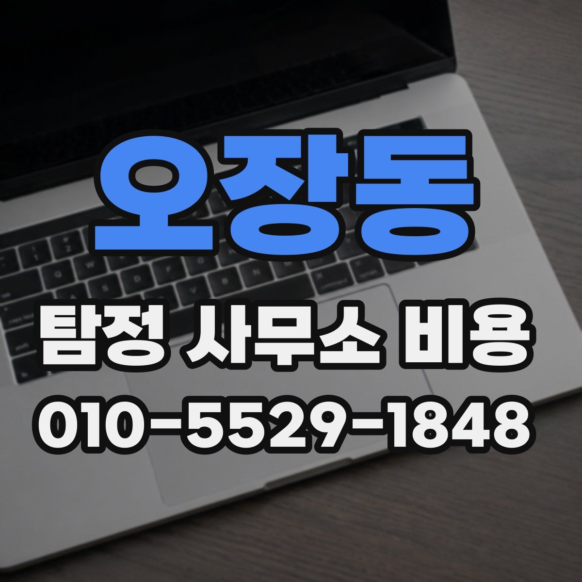 오장동 탐정 사무소 비용
