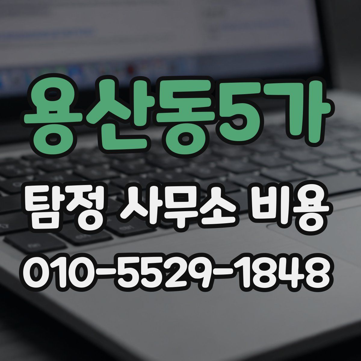 용산동5가 탐정 사무소 비용