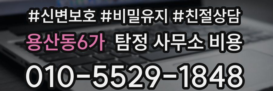 용산동6가 탐정 사무소 비용