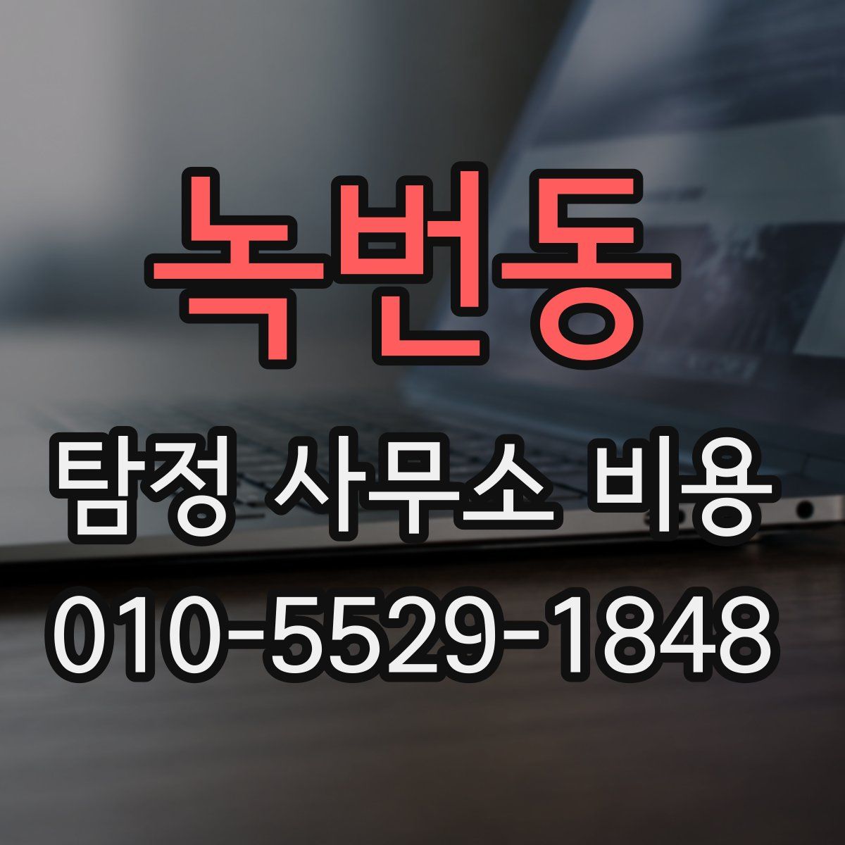 녹번동 탐정 사무소 비용