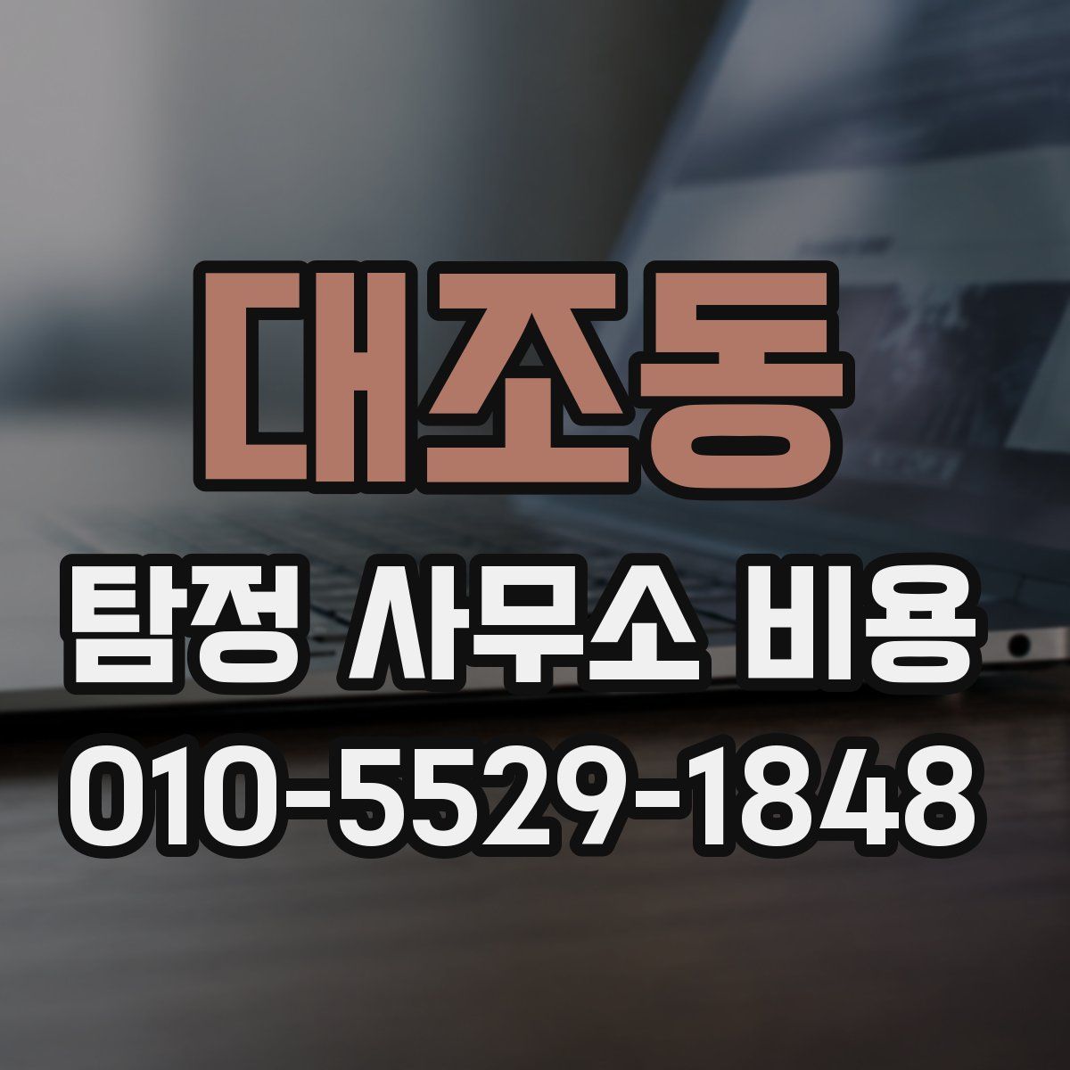 대조동 탐정 사무소 비용