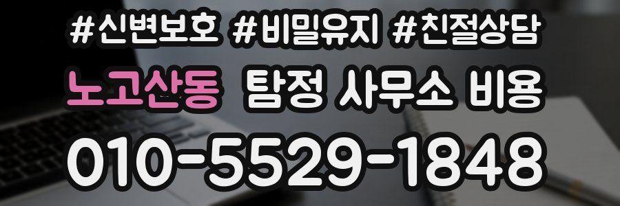 노고산동 탐정 사무소 비용