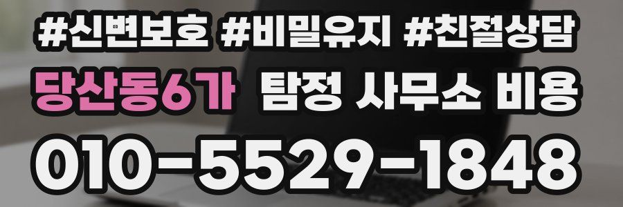 당산동6가 탐정 사무소 비용