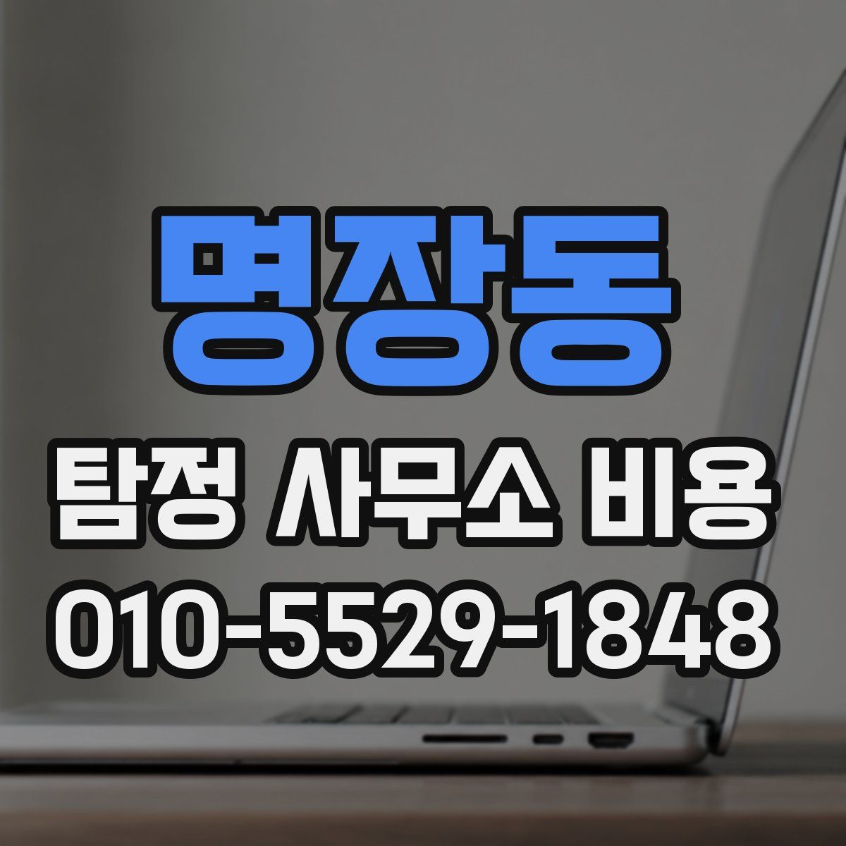 명장동 탐정 사무소 비용
