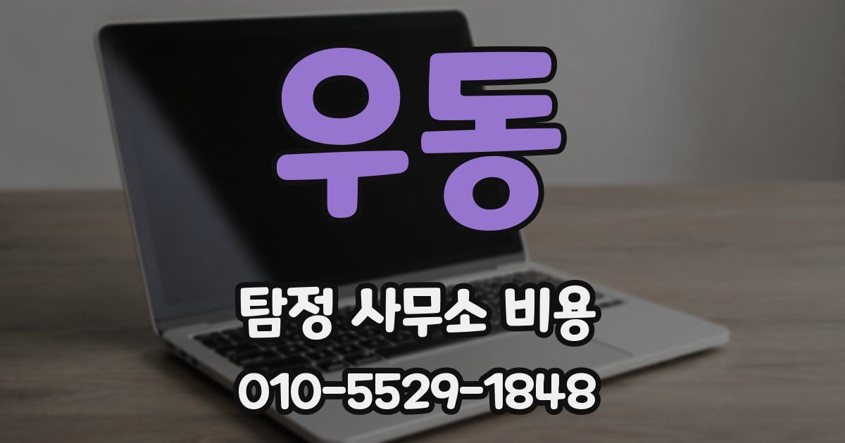 우동 탐정 사무소 비용