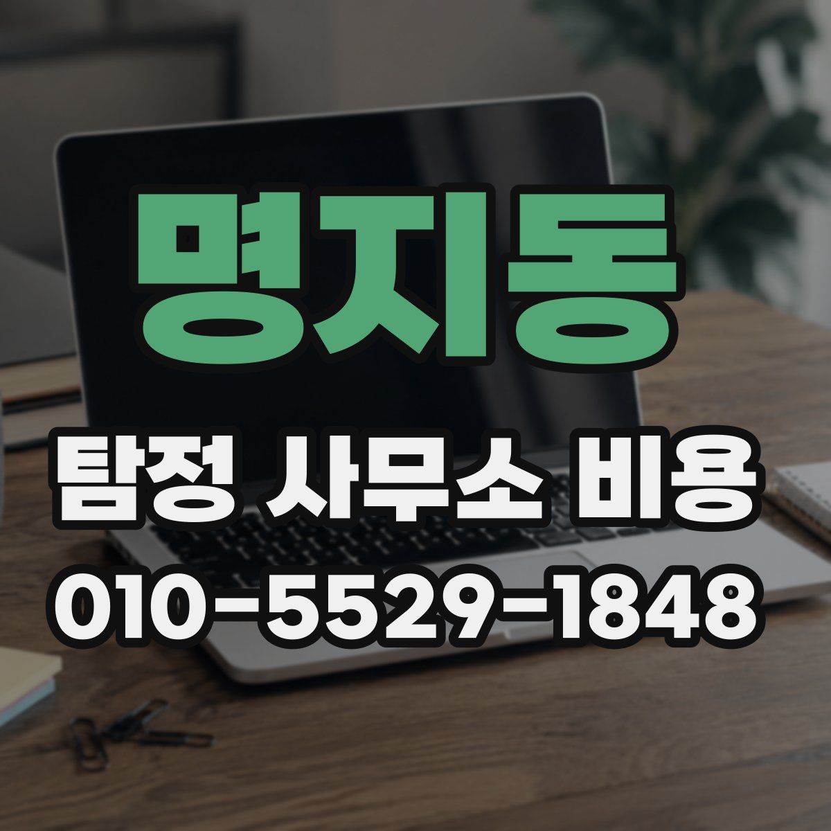 명지동 탐정 사무소 비용