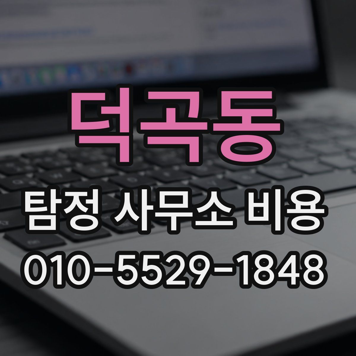 덕곡동 탐정 사무소 비용