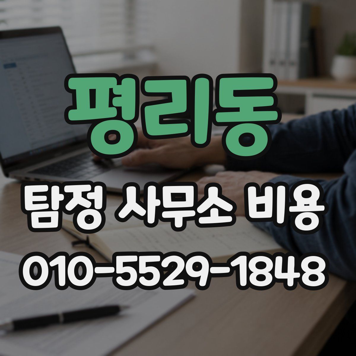 평리동 탐정 사무소 비용