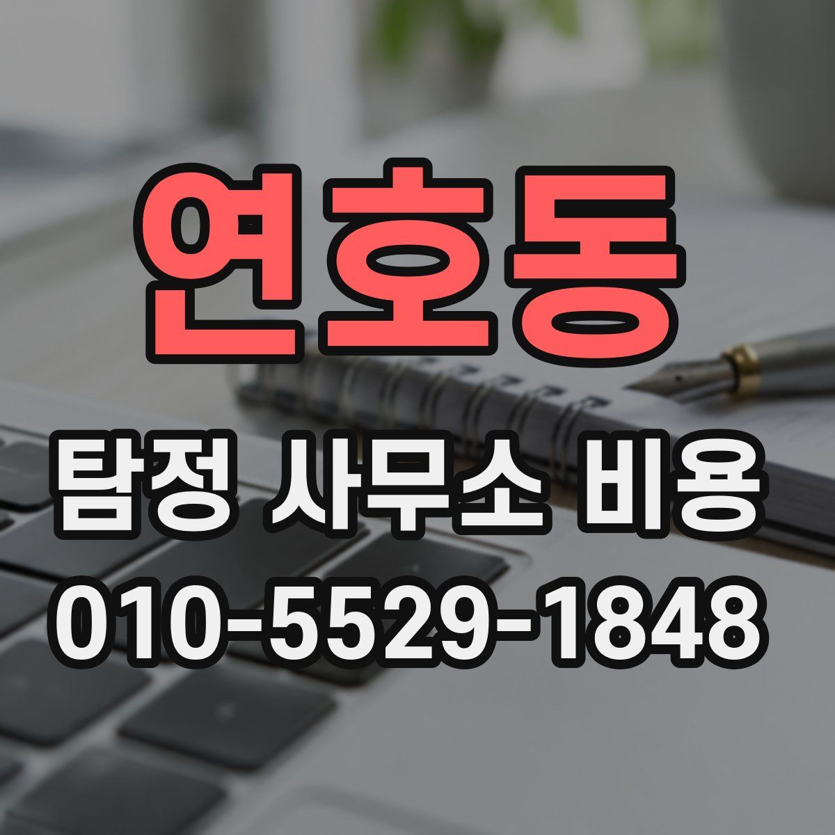 연호동 탐정 사무소 비용