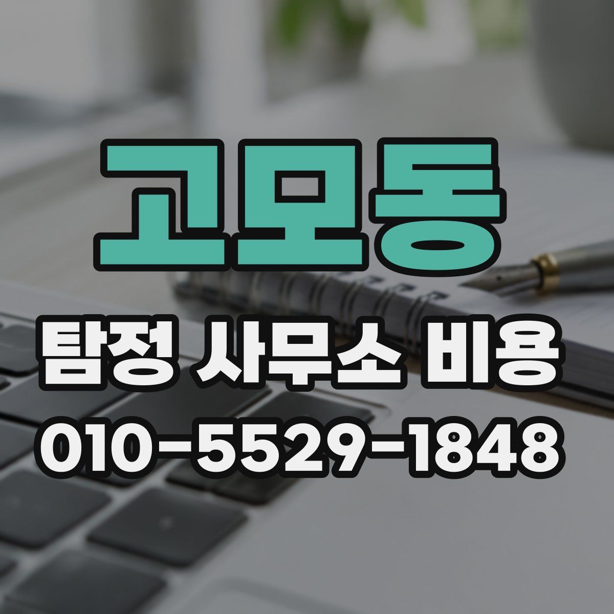 고모동 탐정 사무소 비용