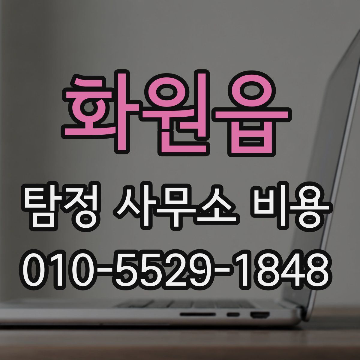 화원읍 탐정 사무소 비용