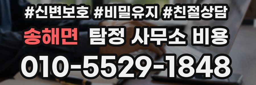 송해면 탐정 사무소 비용