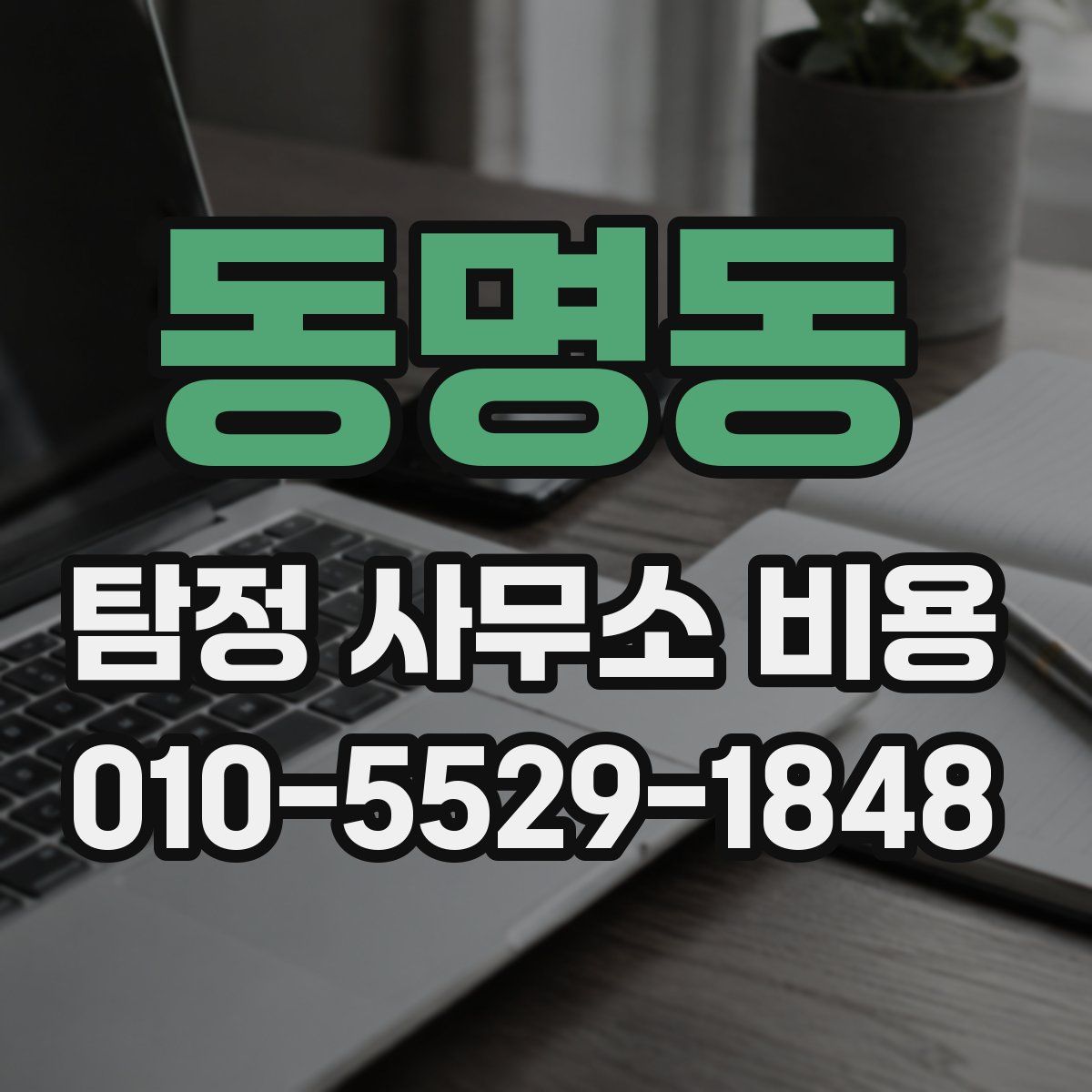 동명동 탐정 사무소 비용