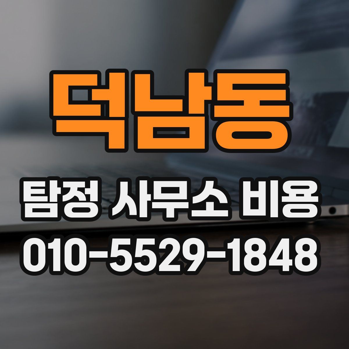 덕남동 탐정 사무소 비용