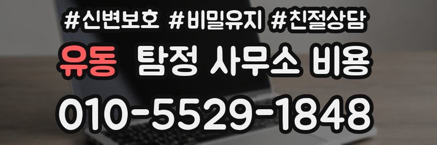 유동 탐정 사무소 비용