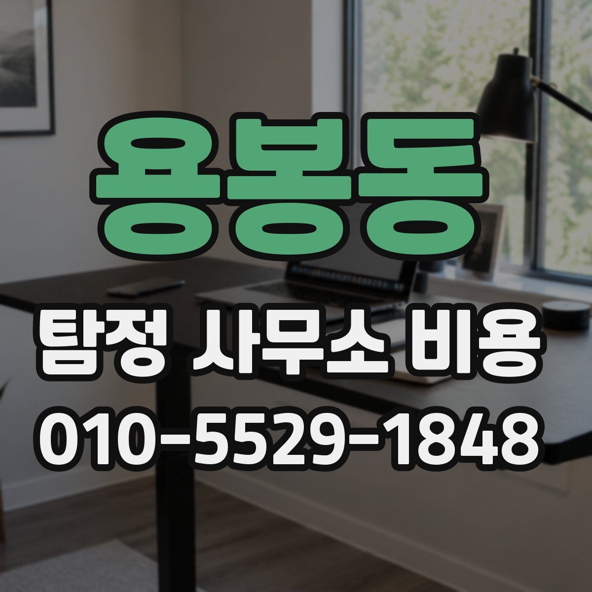 용봉동 탐정 사무소 비용