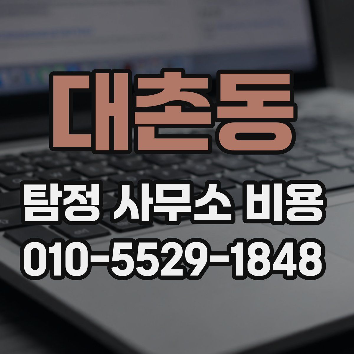 대촌동 탐정 사무소 비용