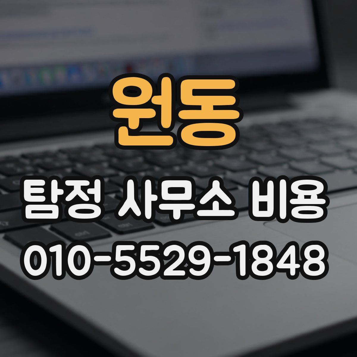 원동 탐정 사무소 비용