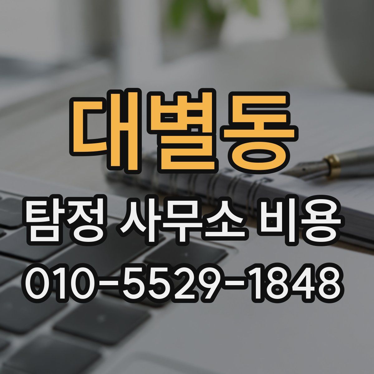 대별동 탐정 사무소 비용