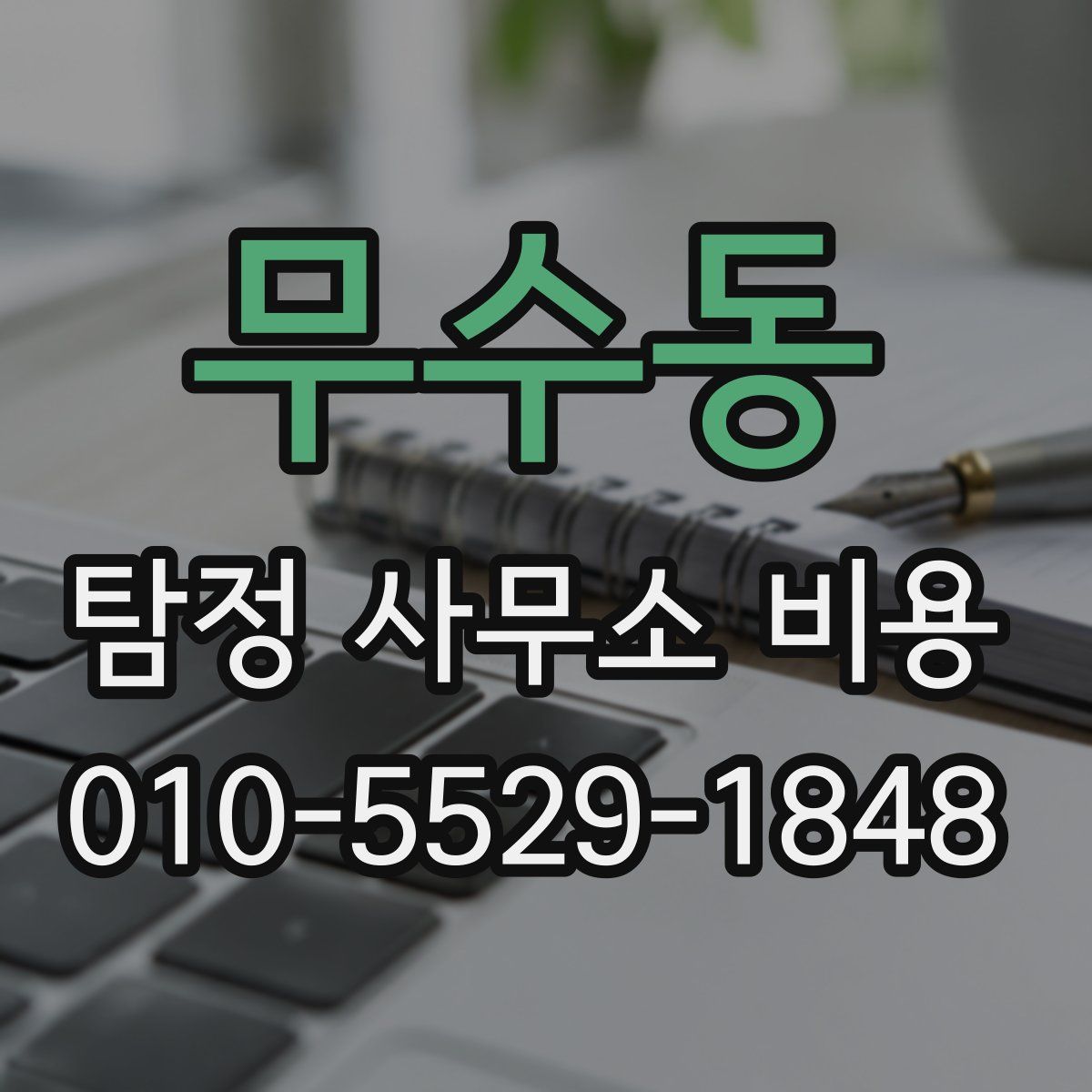 무수동 탐정 사무소 비용