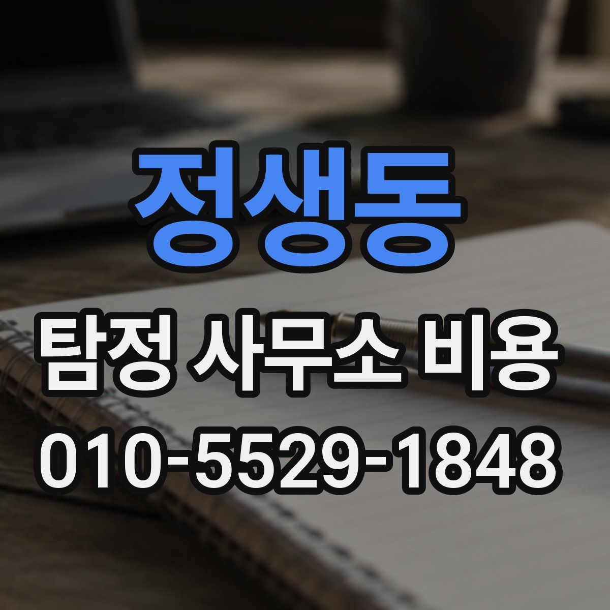 정생동 탐정 사무소 비용
