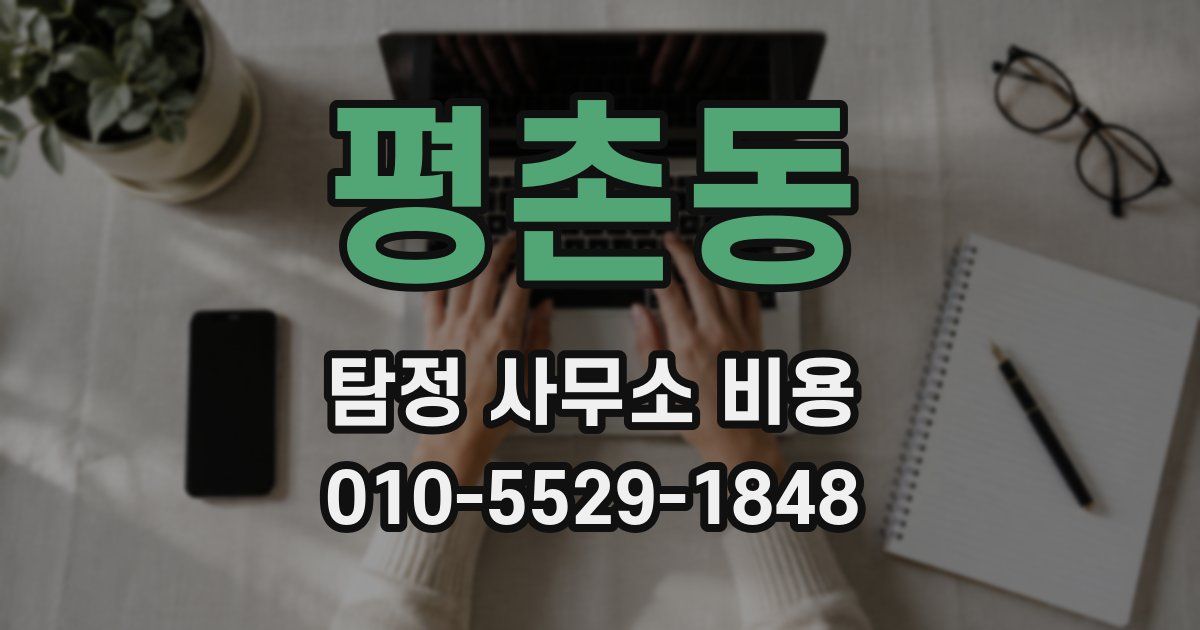평촌동 탐정 사무소 비용