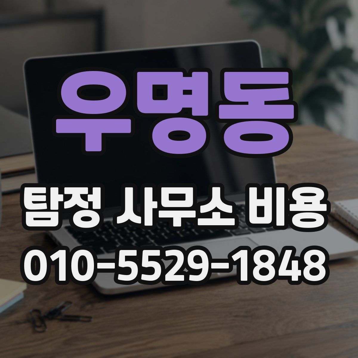우명동 탐정 사무소 비용