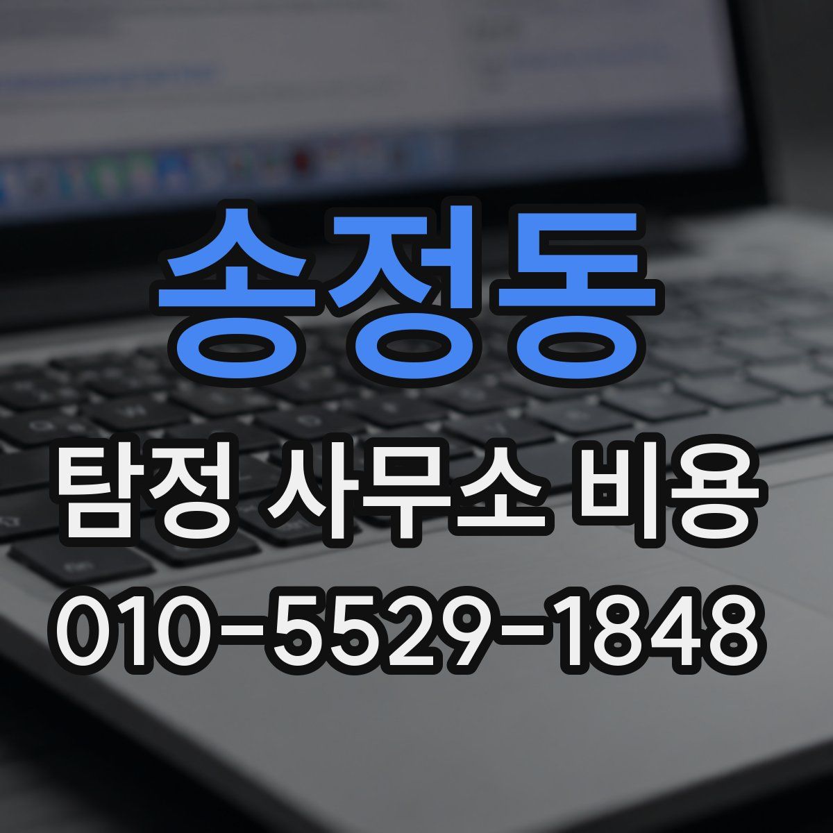 송정동 탐정 사무소 비용
