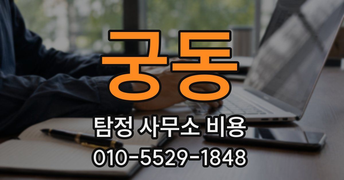 궁동 탐정 사무소 비용
