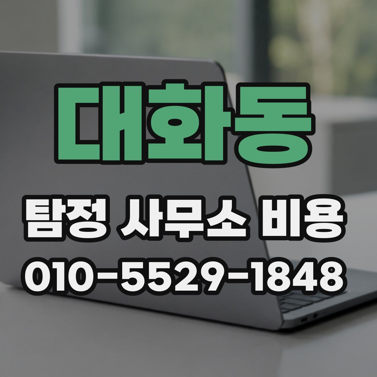 대화동 탐정 사무소 비용