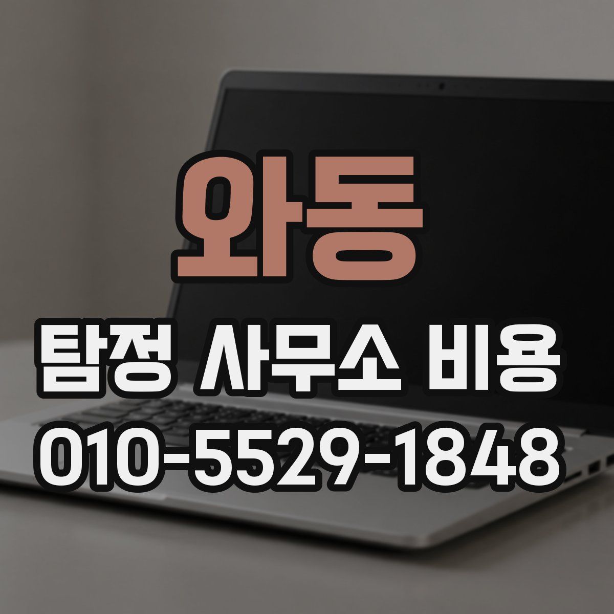 와동 탐정 사무소 비용
