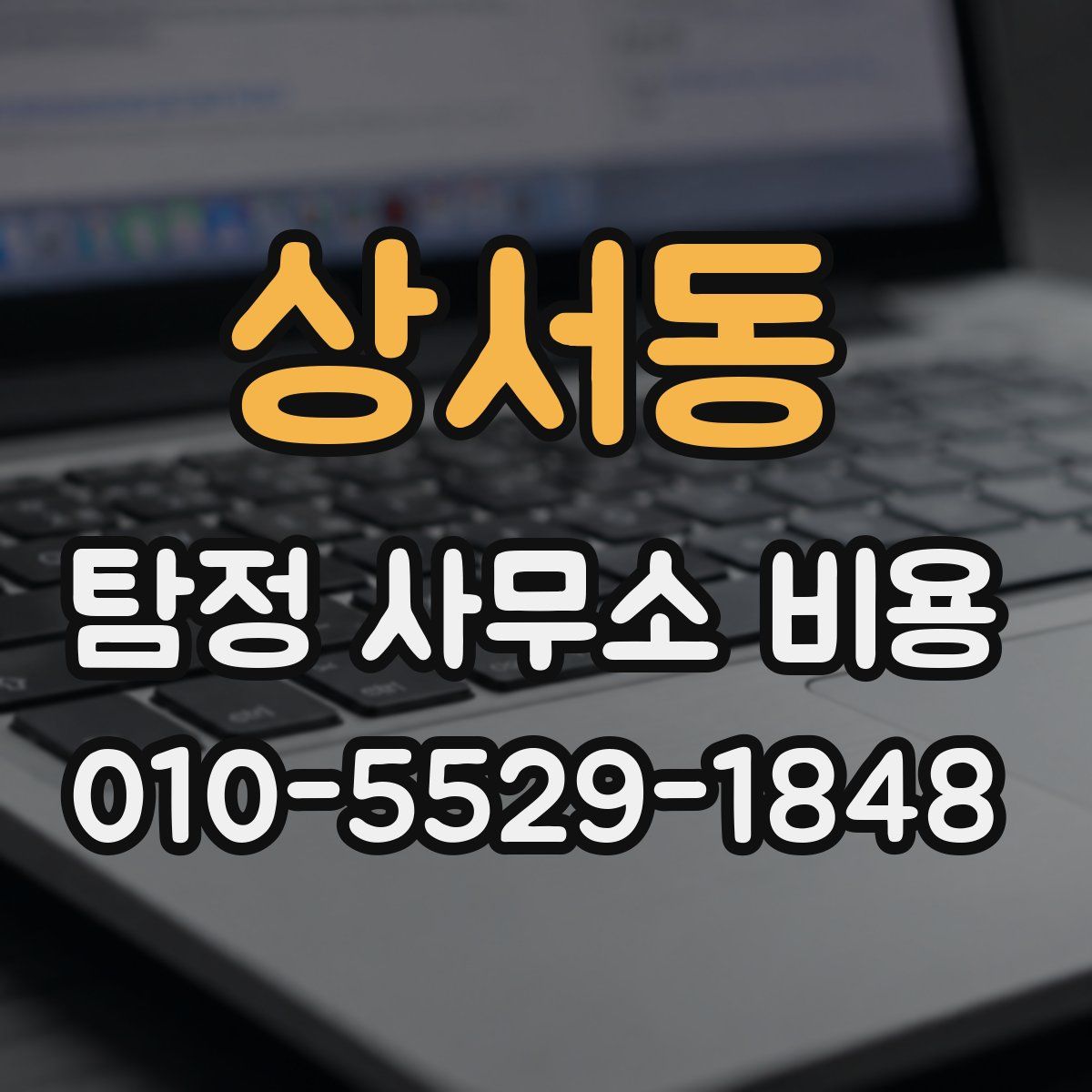 상서동 탐정 사무소 비용