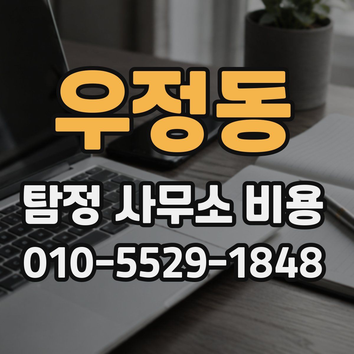 우정동 탐정 사무소 비용