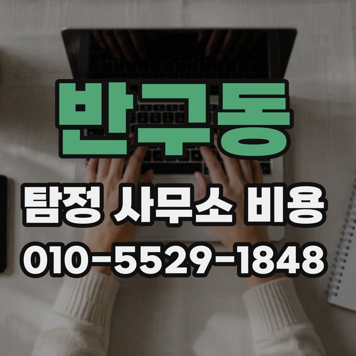 반구동 탐정 사무소 비용