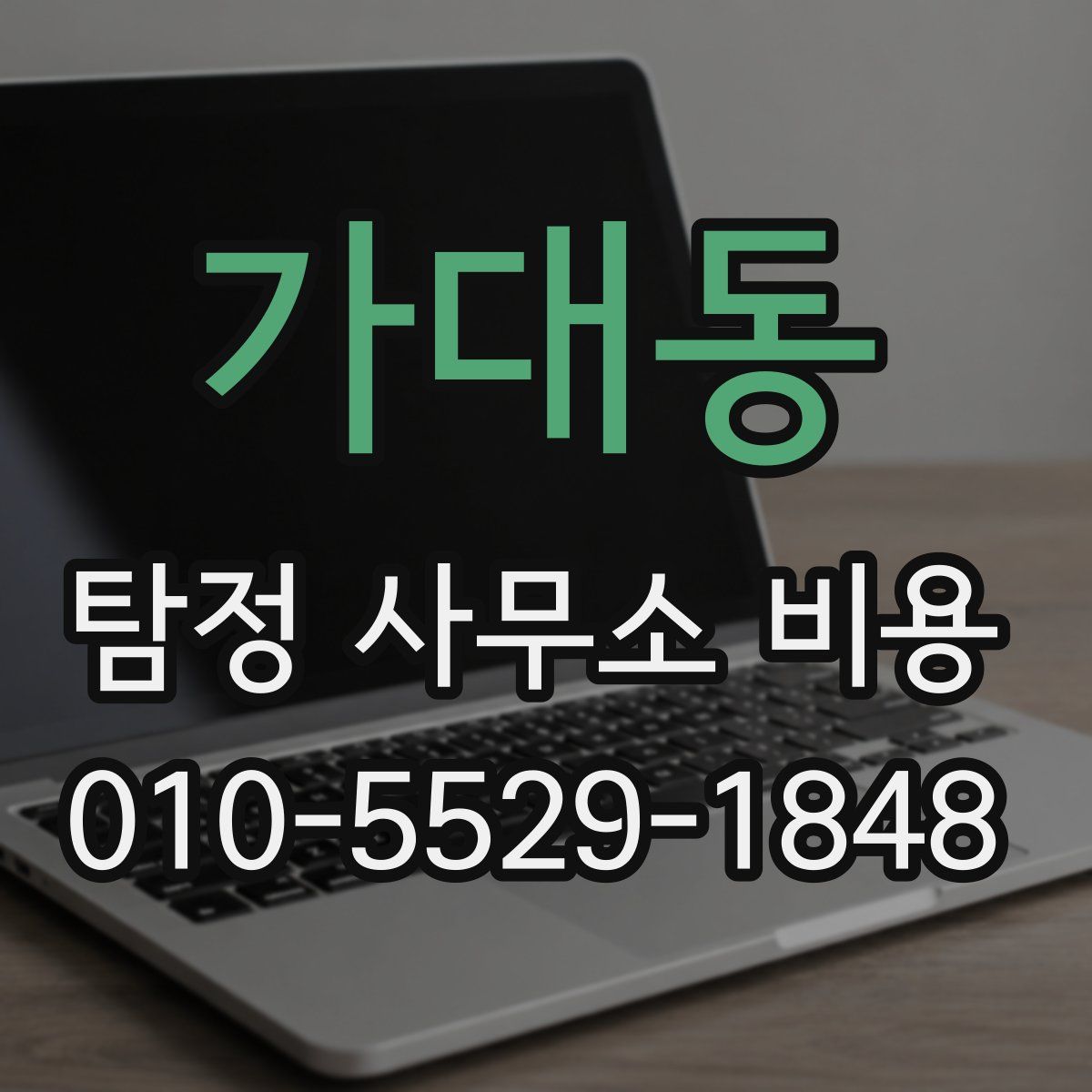 가대동 탐정 사무소 비용